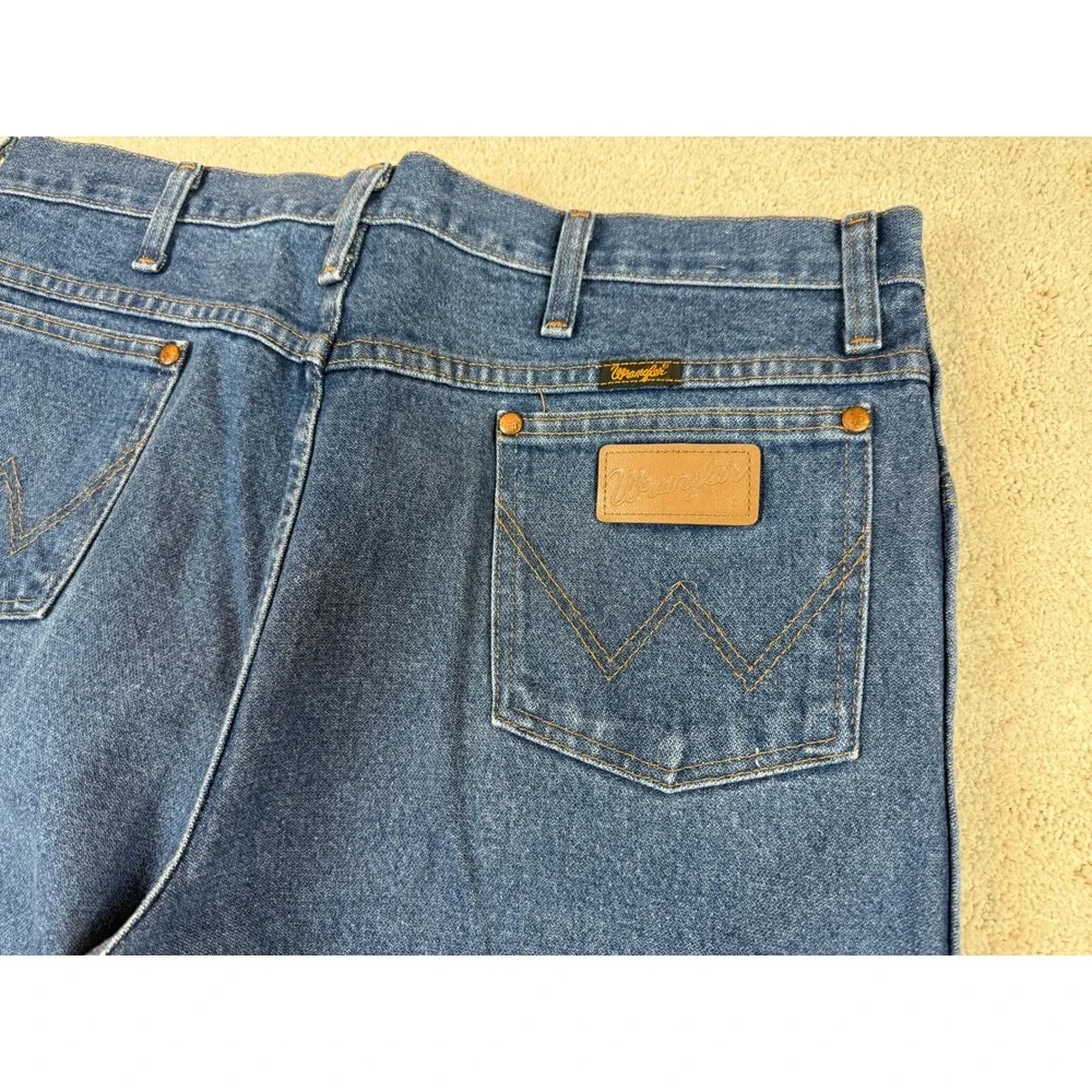 WRANGLER 936PWD Men's Sz 36x32 (actual 36x29) Denim Western Cowboy Jeans #1466